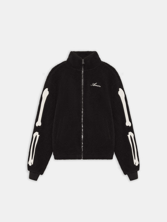 WOMEN - WOMEN'S BONES FLEECE JACKET - BLACK
