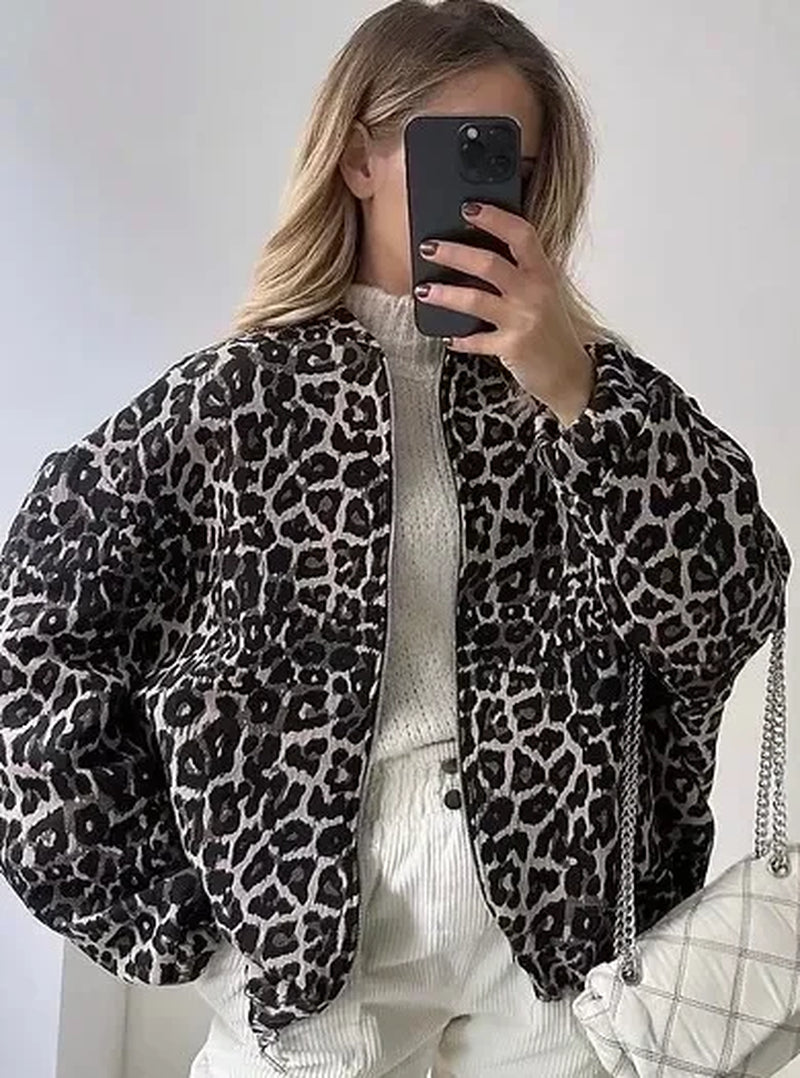 New Stylish  Female Winter Warm High Street Outwear Retro Cotton Coats Women Autumn Zipper Jacket