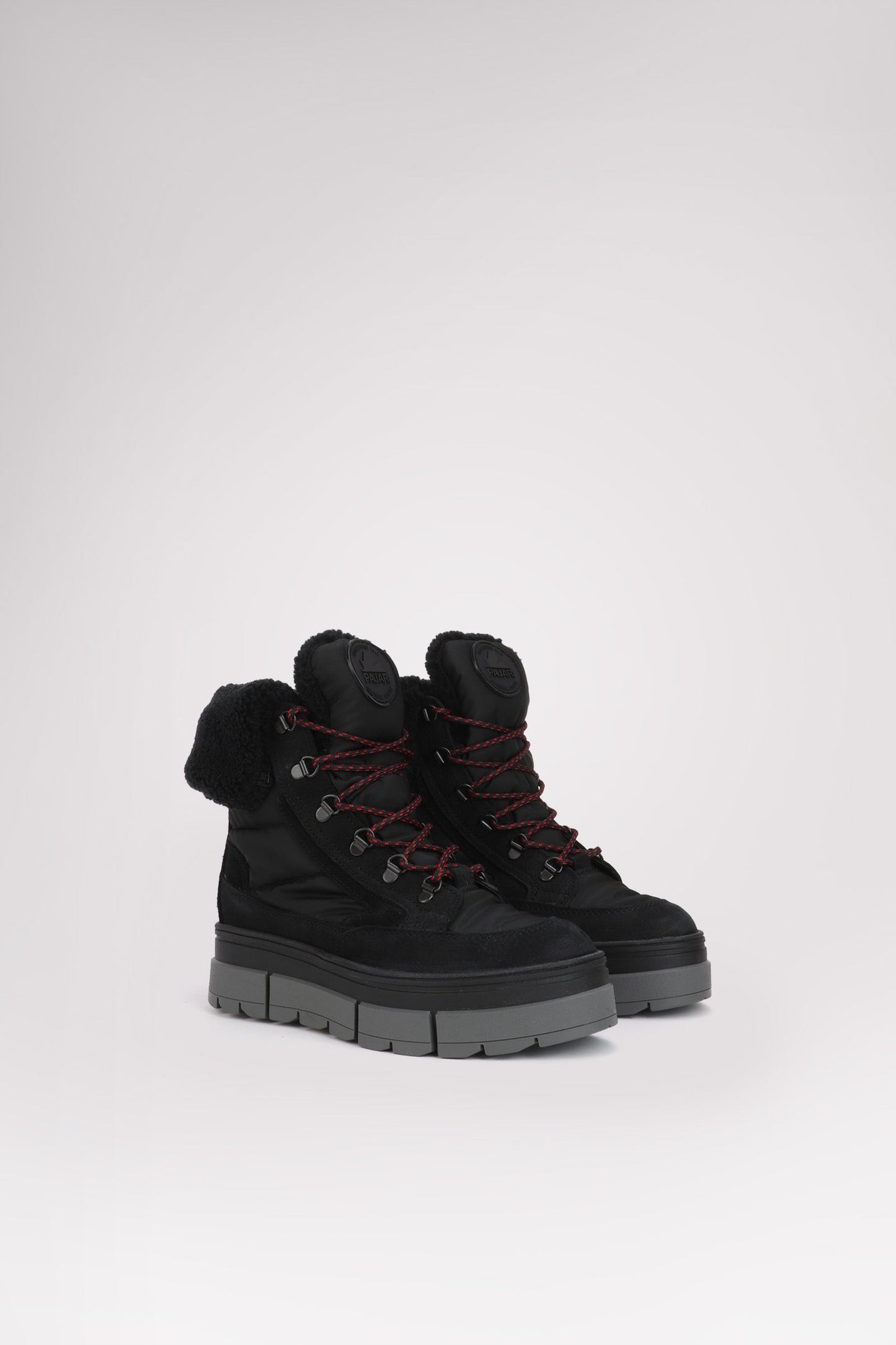 Henta Women's Lace Up Boot w/Ice Gripper