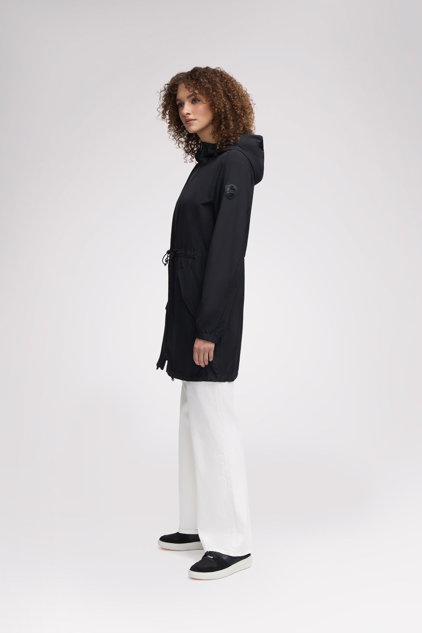 Galena Women's Hooded Short Raincoat