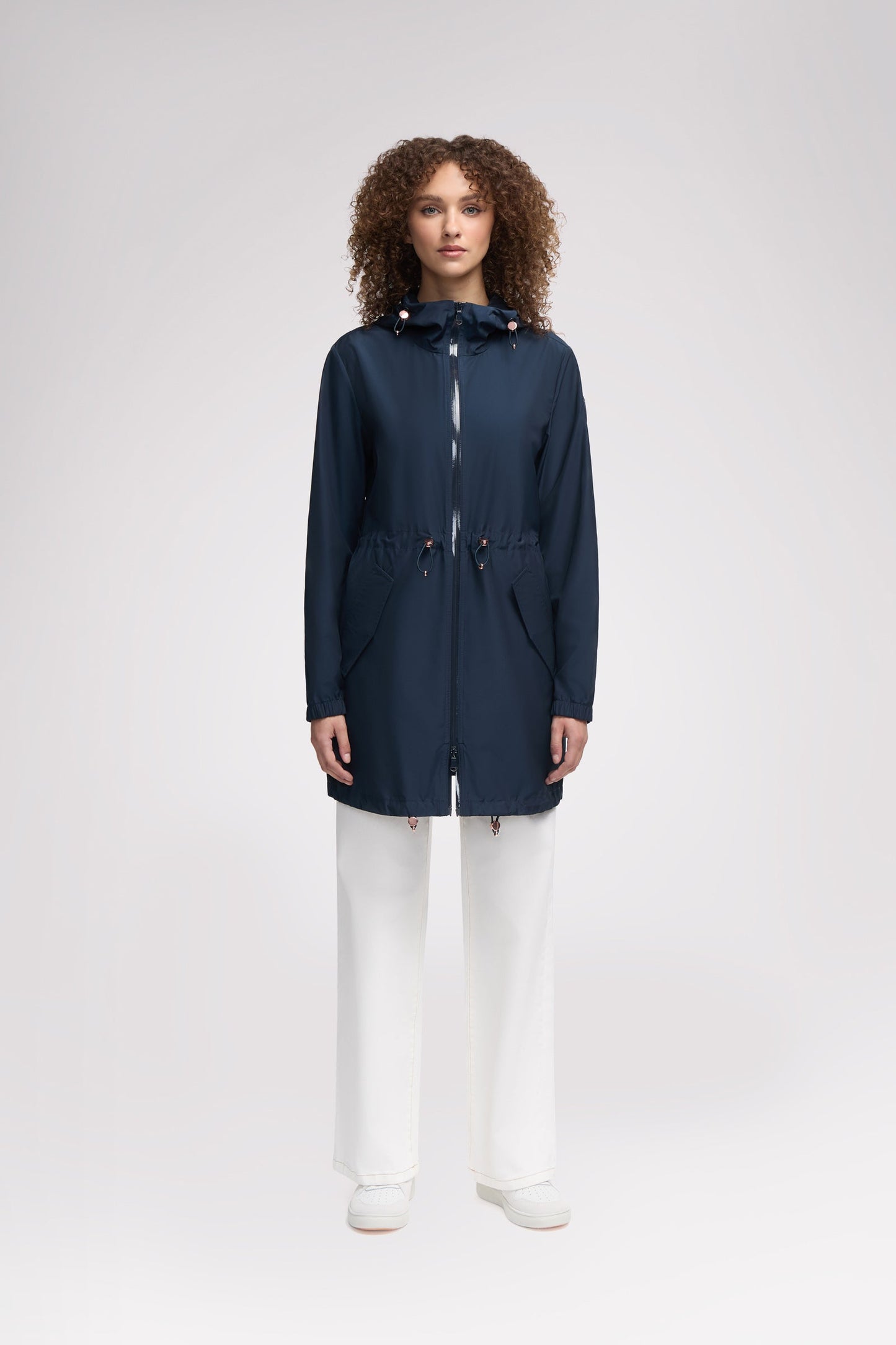 Galena Women's Hooded Short Raincoat