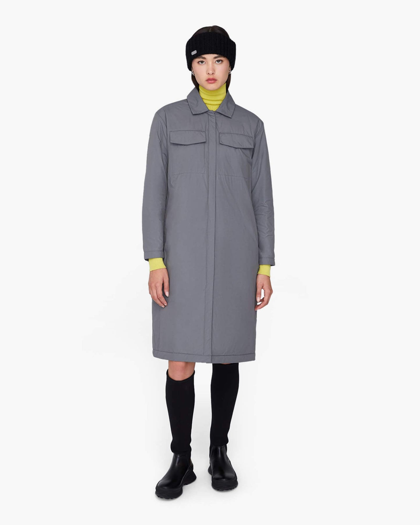 LINA | Long Insulated Shirt Jacket