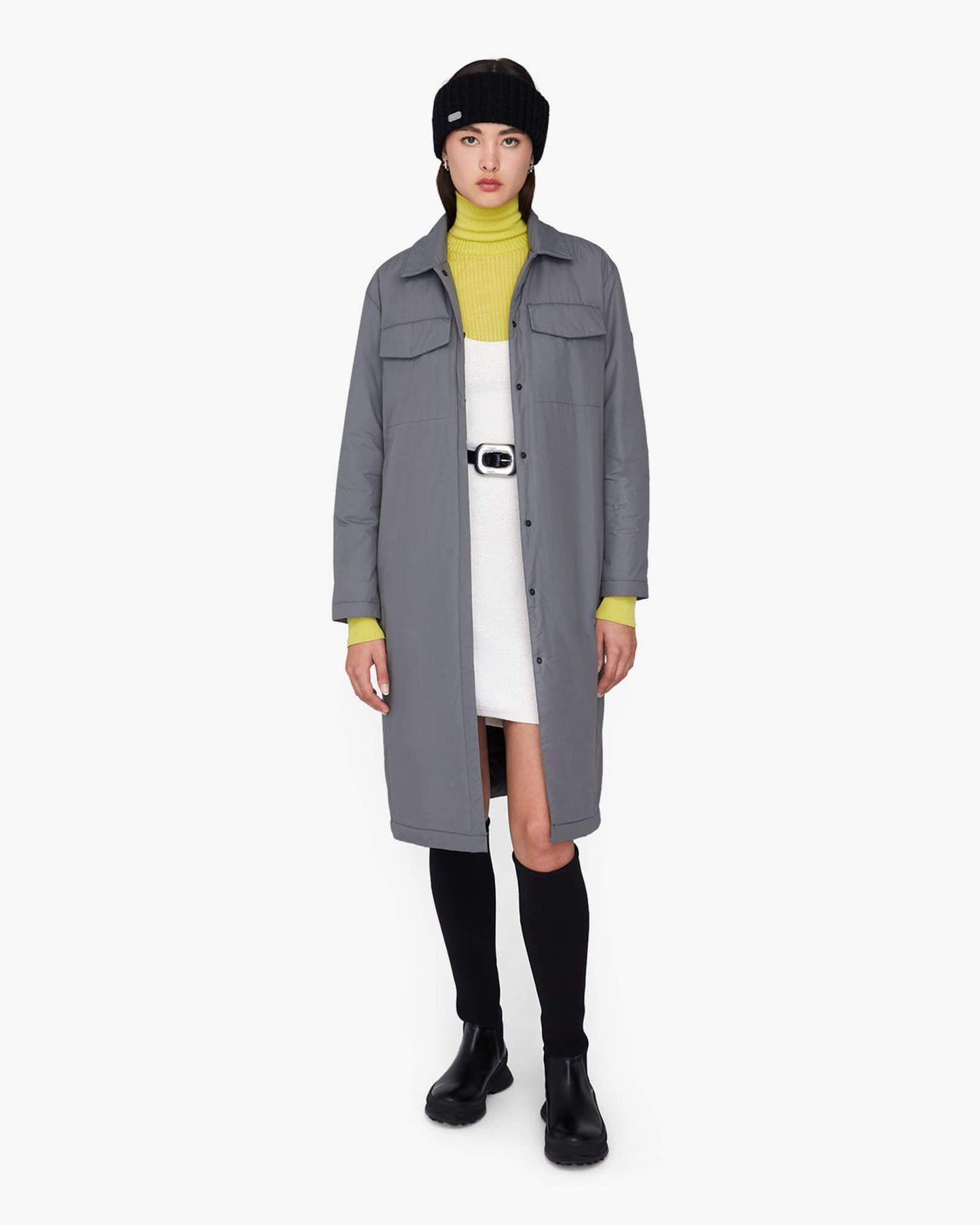 LINA | Long Insulated Shirt Jacket