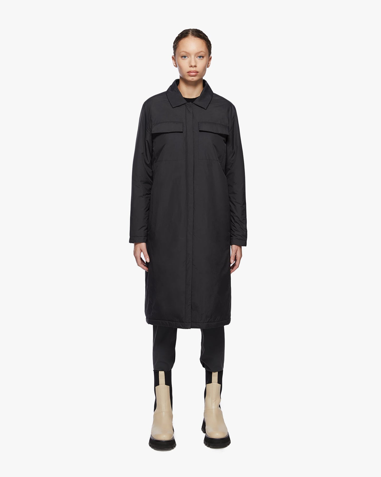 LINA | Long Insulated Shirt Jacket