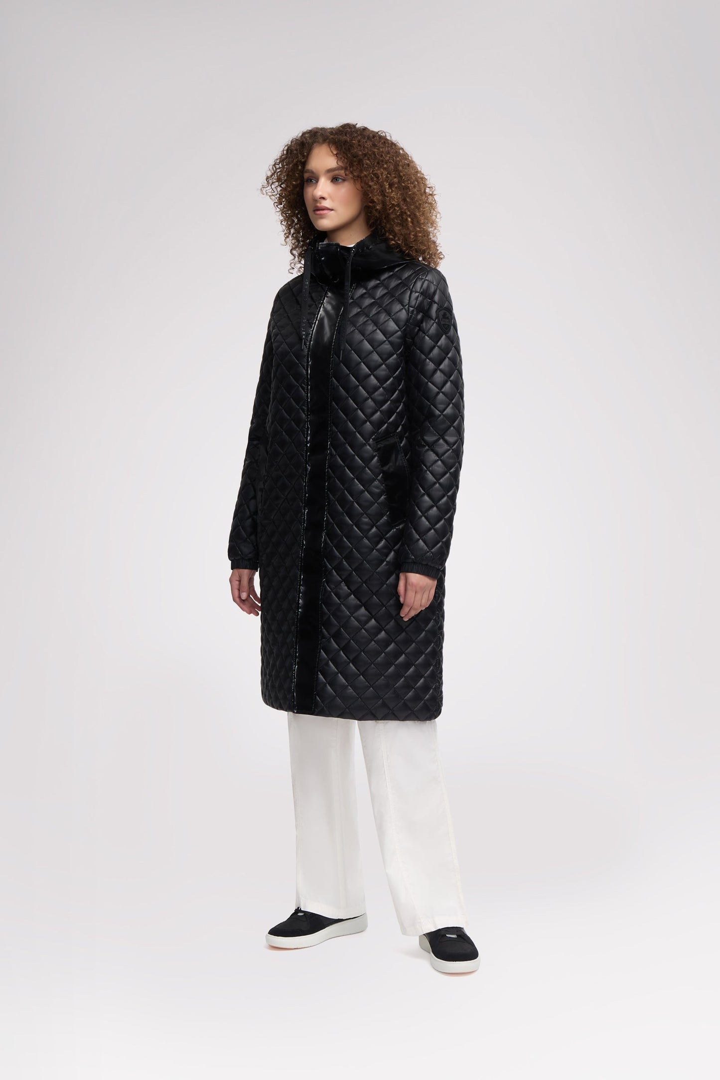 Peridot Women's Lightweight Quilted Longline Shacket