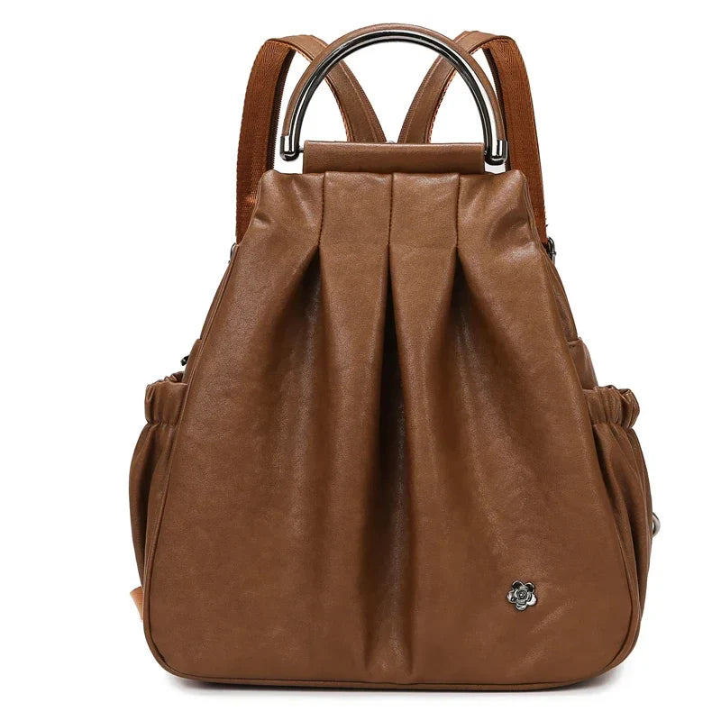 Fusion Backpack for Women Luxury Designer Rucksack Retro Style  Multi-Functional Travel Bag