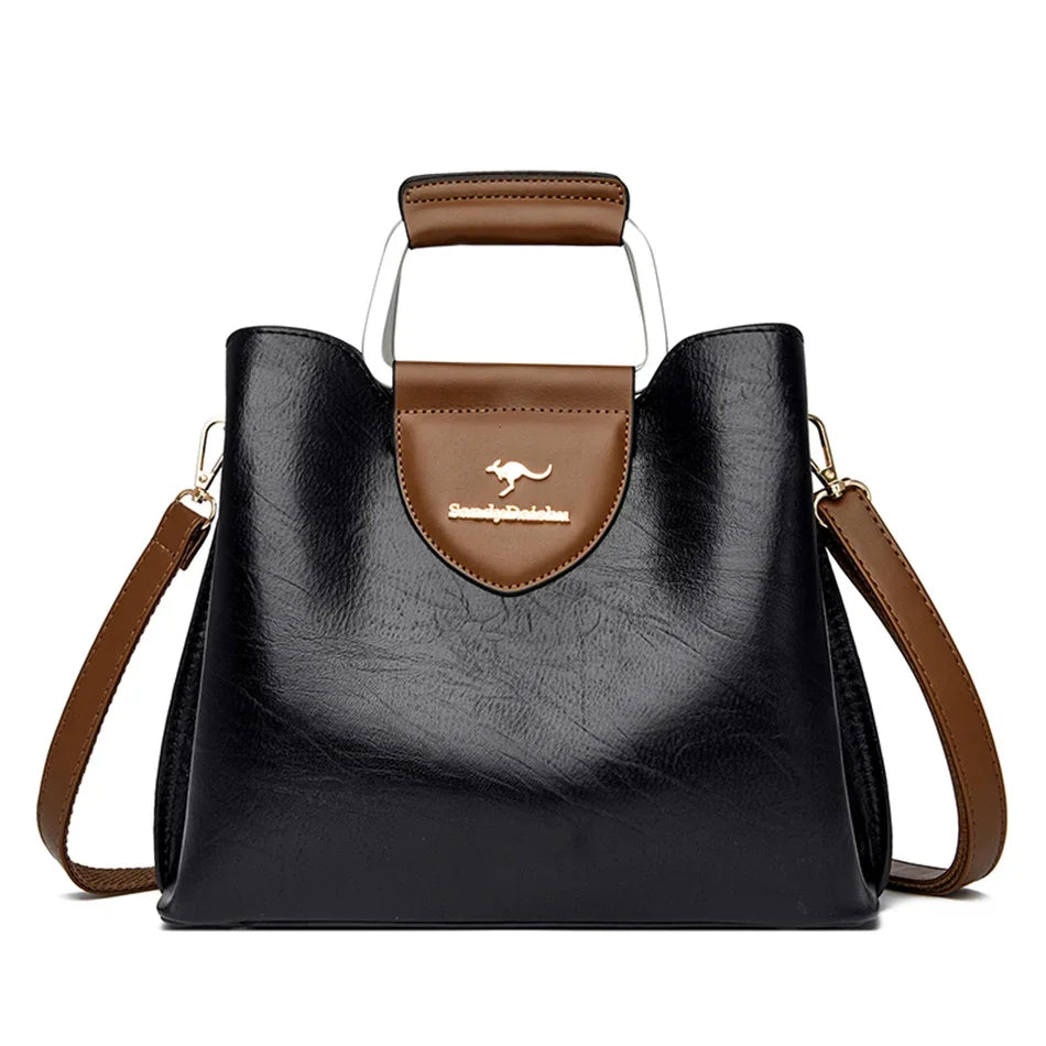 New Genuine Brand Tote Bag Leather Luxury Handbags Women Bags Designer High Quality Crossbody Bag