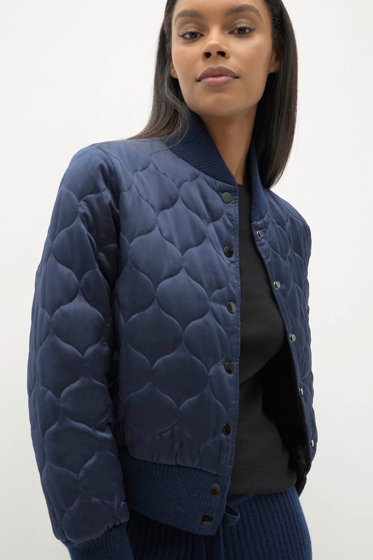 BECCA SILK BOMBER JACKET