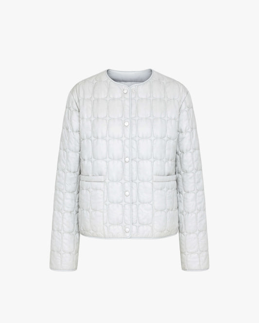 VIRGINIA | Lightweight Quilted Collarless Jacket