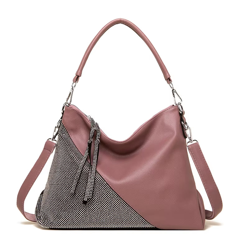 Luxury Women Designer Diamonds Shoulder leather Bags